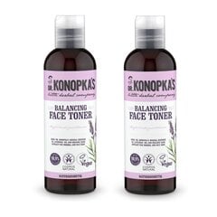 Atsvaidzinošs un nomierinošs toniks sejai Dr. Konopka's, 2 x 200 ml цена и информация | Средства для очищения лица | 220.lv