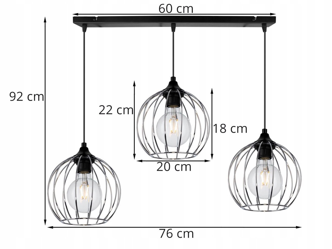 LightHome kulons Toronto cena un informācija | Lustras | 220.lv