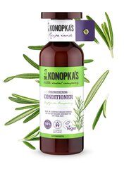 Stiprinošs kondicionieris vājiem matiem Dr.Konopka's, 2 x 500 ml цена и информация | Бальзамы, кондиционеры | 220.lv