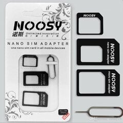 Adapteris NANO un MICRO SIM kartēm cena un informācija | Mobilo telefonu aksesuāri | 220.lv