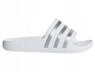 ADIDAS ADILETTE AQUA sporta čības F35555 baseinam baltas 38 cena un informācija | Sieviešu sandales | 220.lv