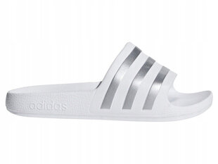 ADIDAS ADILETTE AQUA sporta čības F35555 baseinam baltas 38 cena un informācija | Sieviešu sandales | 220.lv