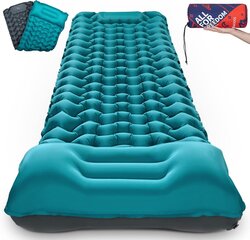 AKSOUL Sleeping Mat Camping Air Mattress Pašpiepūšams cena un informācija | Piepūšamie matrači un mēbeles | 220.lv