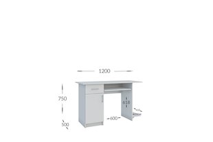 Datorgalds Garant Computer Desk, balts cena un informācija | Datorgaldi, rakstāmgaldi, biroja galdi | 220.lv