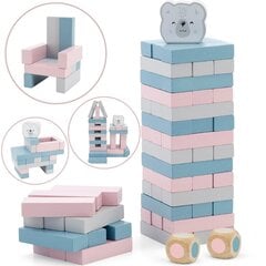 Koka galda spēle bērniem jenga, Viga Toys L-44011 cena un informācija | Galda spēles | 220.lv