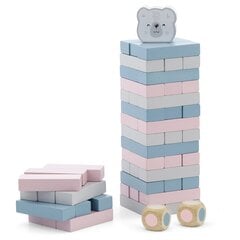 Koka galda spēle bērniem jenga, Viga Toys L-44011 cena un informācija | Galda spēles | 220.lv