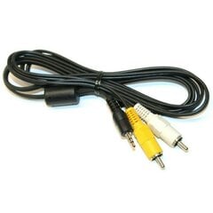 Audio kabeļa stereo 2,5 mm Jack AUX - 2x RCA cena un informācija | Kabeļi un vadi | 220.lv