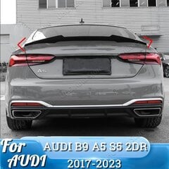 B9 A5 S5 automašīnas aizmugurējais bagāžnieka spoileris spārns astes jumta spoileris priekš Audi B9 A5 S5 2 durvis 2017 2018 2019 2020 2021 2022 2023 ABS Carbon cena un informācija | Auto piederumi | 220.lv