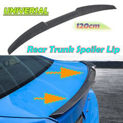 120 CM automašīnas jumta lūpu spārna spoileris, universāls aizmugurējā bagāžnieka spoilera spārna TPU materiāls priekš Benz BMW Audi Civic Subaru Tesla cena un informācija | Auto piederumi | 220.lv