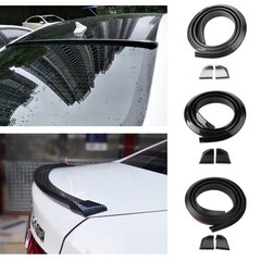 Universālais spoileris 1,5 M Car-Styling 5D Fiber Spoiler DIY Remont Spoileris Audi BMW Toyota Honda KIA Hyundai Opel All Car cena un informācija | Auto piederumi | 220.lv