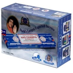 Aromātiskie kociņi Satya Nag Champa Agarbatti, 40g cena un informācija | Mājas aromāti | 220.lv