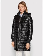 Длинная куртка / пальто Tommy Hilfiger SPORTY SORONA SIDE ZIP COAT для женщин, WW0WW35089 BDS, черный цена и информация | Женские куртки | 220.lv