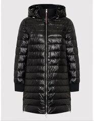 Длинная куртка / пальто Tommy Hilfiger SPORTY SORONA SIDE ZIP COAT для женщин, WW0WW35089 BDS, черный цена и информация | Женские куртки | 220.lv