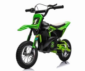 Bērnu motokrosa motocikls ar akumulatoru Super Toys BDM-0952-24, zaļš cena un informācija | Bērnu elektroauto | 220.lv