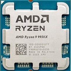 AMD Ryzen 9 9950X tray цена и информация | Процессоры (CPU) | 220.lv