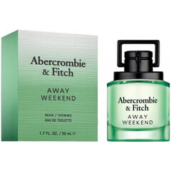 Tualetes ūdens Abercrombie & Fitch Away Weekend EDT vīriešiem, 50 ml cena un informācija | Vīriešu smaržas | 220.lv