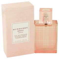 Tualetes ūdens Burberry brit sheer EDT sievietēm, 30 ml cena un informācija | Sieviešu smaržas | 220.lv