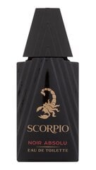 Tualetes ūdens Scorpio Noir Absolu EDT vīriešiem, 75 ml cena un informācija | Vīriešu smaržas | 220.lv