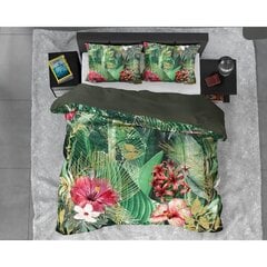 Gultas komplekts Mentha 240 x 220 cm, zaļš, 3 daļas Dreamhouse cena un informācija | Gultas veļas komplekti | 220.lv