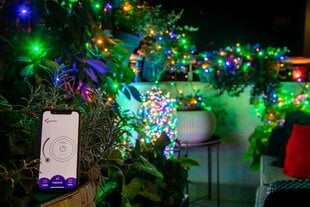 Smart 1000 LED vītne, daudzkrāsains cena un informācija | Ziemassvētku lampiņas, LED virtenes | 220.lv