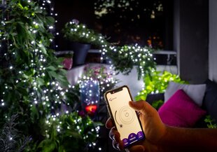 Smart 1000 LED vītne, auksti balta cena un informācija | Ziemassvētku lampiņas, LED virtenes | 220.lv