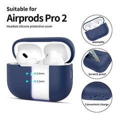 TECH-PROTECT SILIKONA APPLE AIRPODS PRO 1 | 2 TUMŠI ZILS cena un informācija | TV kronšteini | 220.lv