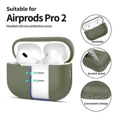 TECH-PROTECT SILIKONA APPLE AIRPODS PRO 1 | 2 OLĪVU ZAĻŠ cena un informācija | TV kronšteini | 220.lv