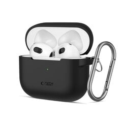 TECH-PROTECT SILIKONA ĀĶIS APPLE AIRPODS 3 MELNS cena un informācija | TV kronšteini | 220.lv