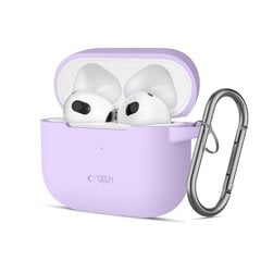 TECH-PROTECT SILIKONA ĀĶIS APPLE AIRPODS 3 LAVANDA cena un informācija | TV kronšteini | 220.lv