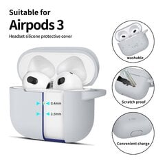 TECH-PROTECT SILIKONA ĀĶIS APPLE AIRPODS 3 CRAYON PELĒKS cena un informācija | TV kronšteini | 220.lv