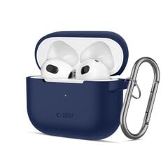 TECH-PROTECT SILIKONA ĀĶIS APPLE AIRPODS 3 TUMŠI ZILS cena un informācija | TV kronšteini | 220.lv