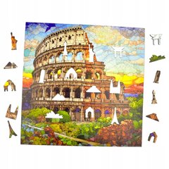 Puzle Colosseum Mruu&amp;Pruu 25 x 25 cm 150 gabaliņu koka puzle cena un informācija | Puzles, 3D puzles | 220.lv