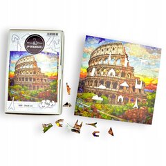 Puzle Colosseum Mruu&amp;Pruu 25 x 25 cm 150 gabaliņu koka puzle cena un informācija | Puzles, 3D puzles | 220.lv