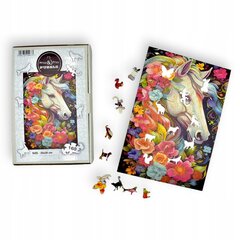 Puzzle Zirgs Mruu&amp;Pruu 20 x 28 cm 160 gabaliņu koka puzle cena un informācija | Puzles, 3D puzles | 220.lv