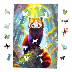 Mazā panda Puzzle 160 gabaliņi Koka puzle Mruu&amp;Pruu cena un informācija | Puzles, 3D puzles | 220.lv