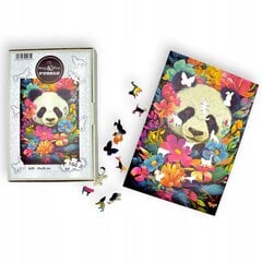 Mozaīka Panda Mruu&amp;Pruu 20 x 28 cm 160 gabaliņu koka puzle cena un informācija | Puzles, 3D puzles | 220.lv