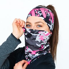 Повязка на голову Eleven Sportswear EVN CAMO 02 серый цена и информация | Женские шапки | 220.lv