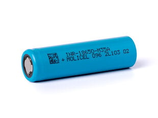 Molicel INR18650-M35A 3500mAh 10A cena un informācija | Baterijas | 220.lv