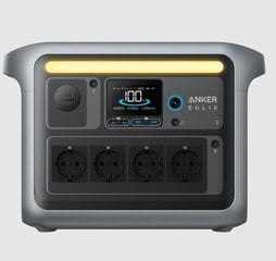 Электрическая станция Anker Solix C1000X, 1800W, с аккумулятором цена и информация | Электрогенераторы | 220.lv