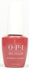 Gēla nagu laka Opi Gelcolor, My Address Is Hollywood, 15 ml cena un informācija | Nagu lakas, stiprinātāji | 220.lv