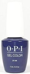 Gēla nagu laka Opi Gelcolor, Opi Ink, 15 ml cena un informācija | Nagu lakas, stiprinātāji | 220.lv