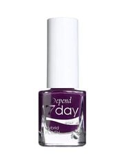 Hibrīda nagu laka Depend 7 Day Hybrid Polish Step 3, violeta, 5 ml цена и информация | Лаки для ногтей, укрепители | 220.lv