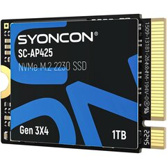 SYONCON AP425 M.2 2230 256GB 512GB 1TB SSD NVMe PCIe Gen 3.0X4 cena un informācija | Iekšējie cietie diski (HDD, SSD, Hybrid) | 220.lv