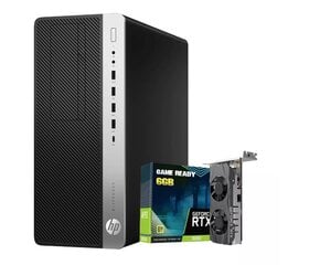 Spēles dators HP EliteDesk 800 G5 Tower Intel® Core™ i5-9500, 32GB RAM, 512GB SSD, GeForce RTX3050, Windows 11 Home cena un informācija | Stacionārie datori | 220.lv