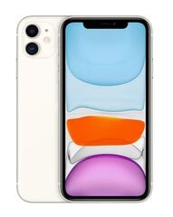 Apple iPhone 11 4/128 GB Balts MHDJ3QL/A cena un informācija | Mobilie telefoni | 220.lv