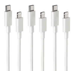 3. Iepakojiet iPhone lādētāju USB-C — kabelis/vads cena un informācija | Lādētāji un adapteri | 220.lv