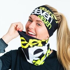 Повязка на голову Eleven Sportswear FLUO BK черная цена и информация | Женские шапки | 220.lv