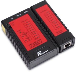 Сетевой тестер LAN GetFort POE RJ-45 RJ-11 цена и информация | Механические инструменты | 220.lv