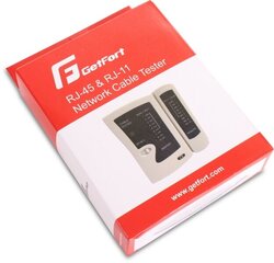 Сетевой тестер GetFort RJ-45 RJ-11 цена и информация | Механические инструменты | 220.lv