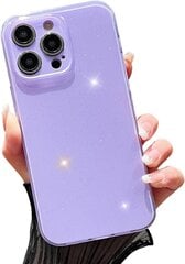 iPhone vāciņš, Super Cute Vibrant Neona Glitter Shiny Bling Sparkly Glossy Girly Case, Triecienizturīgs Slim Kameras Aizsargmaciņš iPhone, Violets цена и информация | Чехлы для телефонов | 220.lv